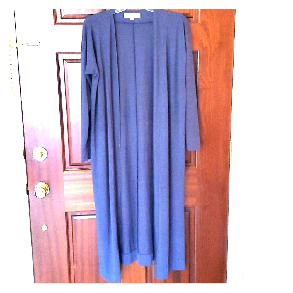 Ann taylor loft long duster cardigan
